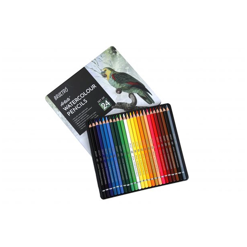 BRUSTRO Artists Watercolour Pencil Set of 24