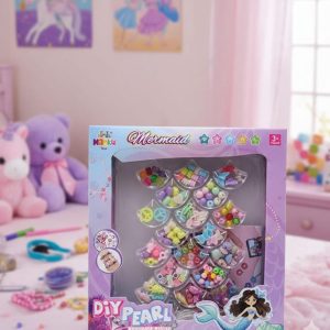 Mermaid DIY Pearl Bead Jewelry Kit for Kids | Ages 3+